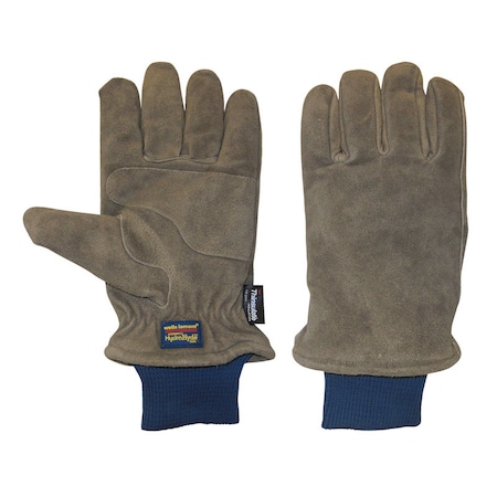 Wells Lamont Wells Lamont HydraHyde M Suede Cow Leather Winter Brown Gloves 1196M